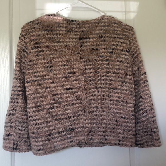 Pink and Grey Zippered Sweater - Picture 2 of 4